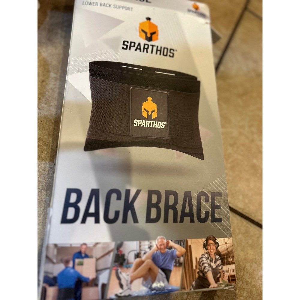 SPARTHOS Back‎ Brace Lower Back Support Belt Lumbar Pain Relief Adjustable